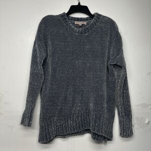 Philosophy Chenille Sweater Gray  Womens Size Large